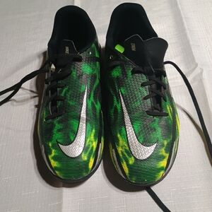 Nike Kids Green and Yellow Shoes